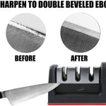 Stainless Steel 3-Stage Knife Sharpening Tool