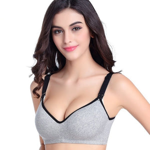 Cotton Breastfeeding Maternity Bra