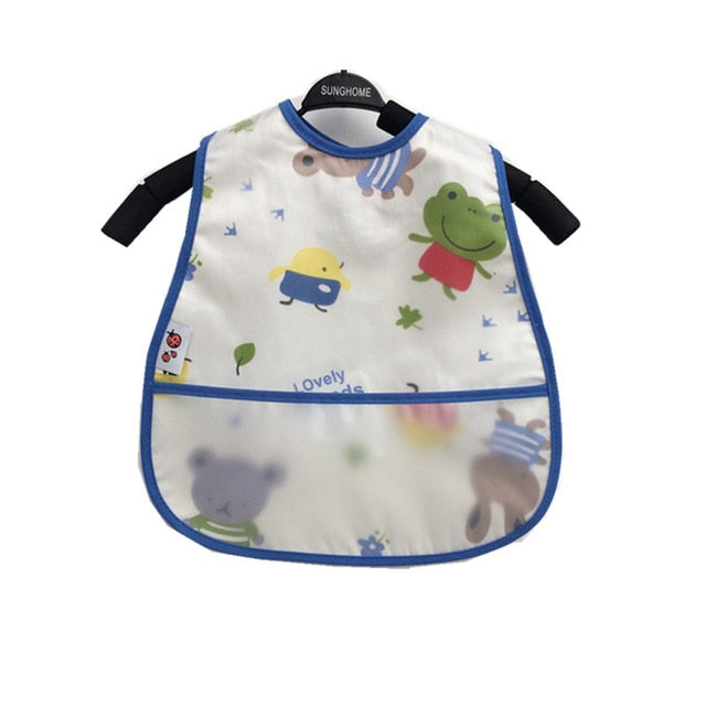 Baby Waterproof Bibs™ - Soft Adjustable Snaps Feeding Bibs For Infants and Toddlers