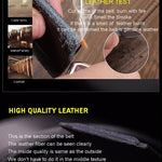 Genuine Leather Belts for Men - Automatic Buckle