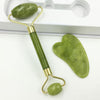 Jade Roller Anti-Aging Face Massager and Gua Sha Jade Stone