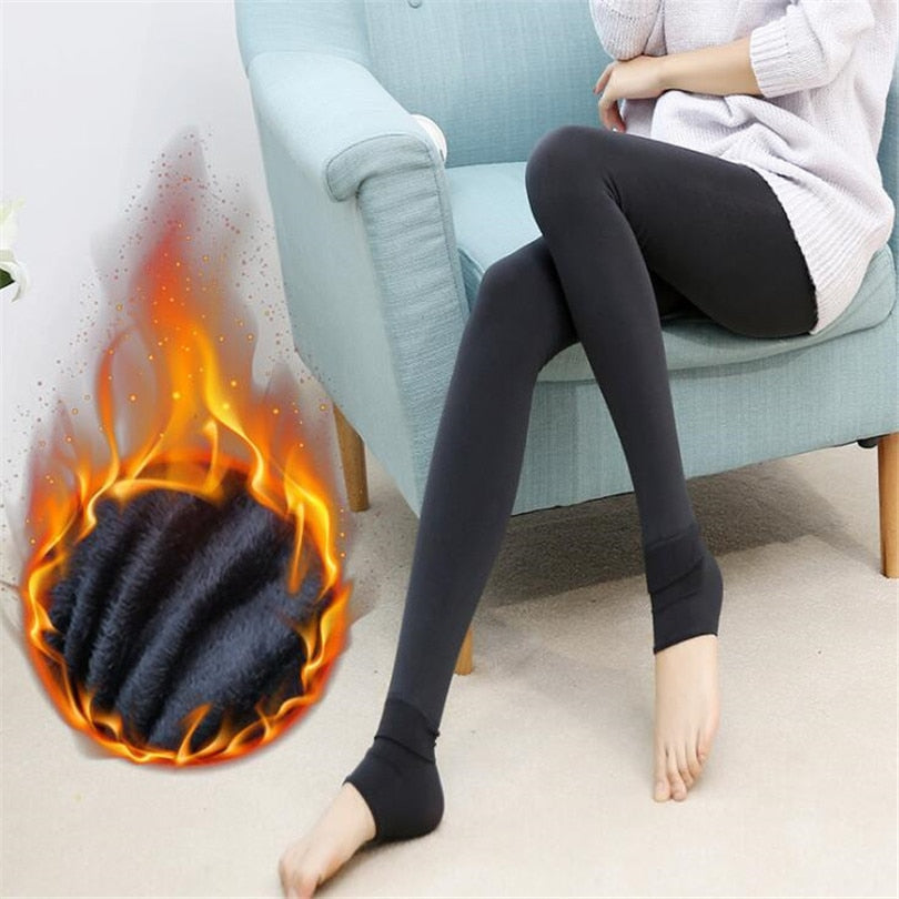 Women's Winter Warm Leggings Velvet