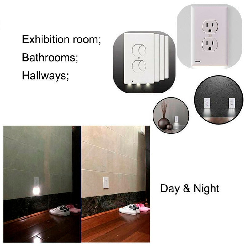 Power Guidelight - Outlet Wall Plate with LED Night Lights