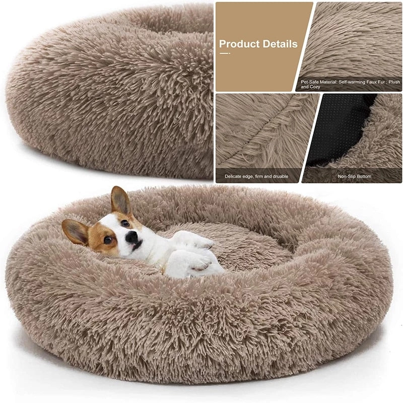 Comfy Calming & Self-Warming Cushion Bed for Cat & Dog