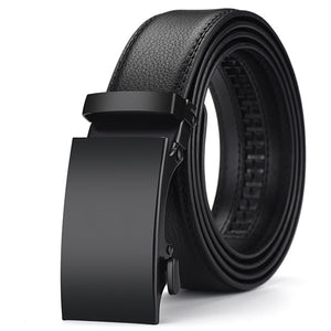 Genuine Leather Belts for Men - Automatic Buckle