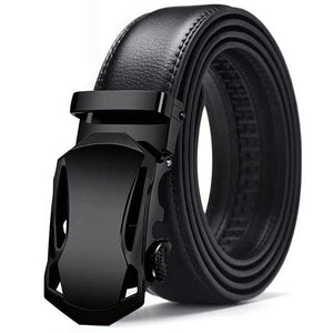 Genuine Leather Belts for Men - Automatic Buckle